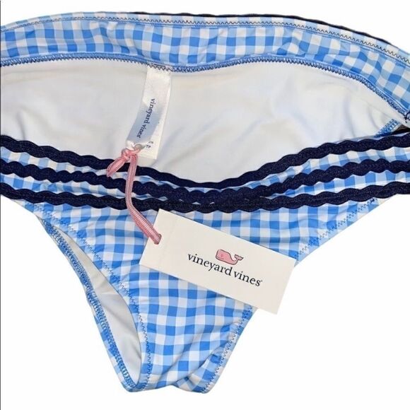 NWT Vineyard Vines Gingham Bikini Bottom Size XS - Picture 2 of 4